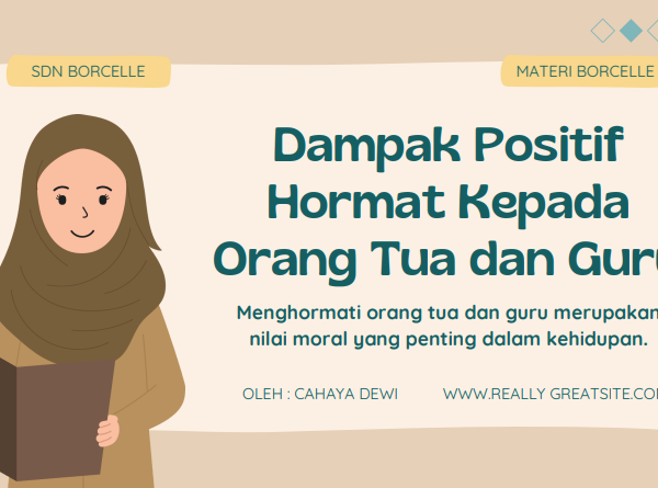 Literasi Dampak Positif Hormat Pada Orang Tua dan Guru